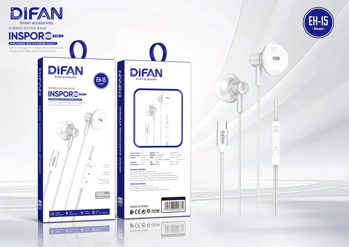 Type c earphone